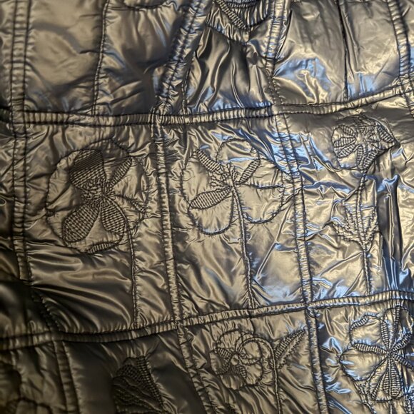 Cecilie Bahnsen Selena Top in Quilted Navy Size 40/US 8 - Picture 5 of 5